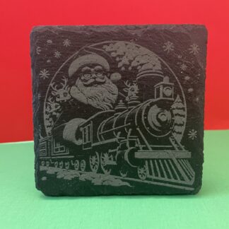Etched Slate Coaster